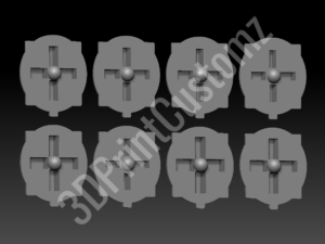 a group of white objects 3DPrintCustomz Custom 3D Resin Printi v1