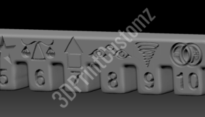a group of white objects 3DPrintCustomz Custom 3D Resin Printi v2