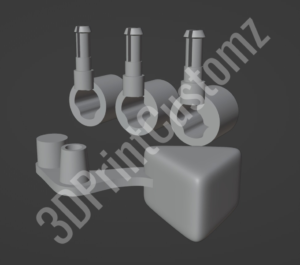 a group of white objects 3DPrintCustomz Custom 3D Resin Printi v3