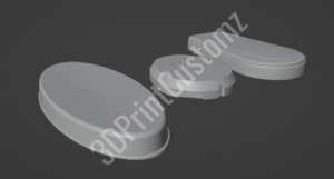 a group of white objects 3DPrintCustomz Custom 3D Resin Printing