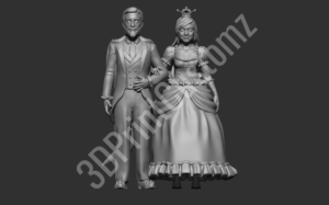 a man and woman wearing clothing 3DPrintCustomz Custom 3D Resin Printing