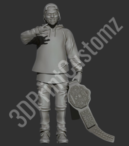 a man in a white suit holding a briefcase 3DPrintCustomz Custom 3D Resin Printing