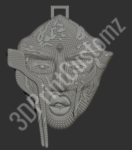 a mask with a face 3DPrintCustomz Custom 3D Resin Printing