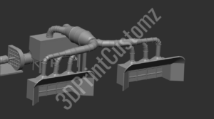 a model of a house 3DPrintCustomz Custom 3D Resin Printi v1