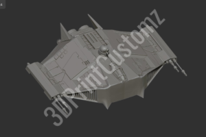 a model of a space ship 3DPrintCustomz Custom 3D Resin Printing