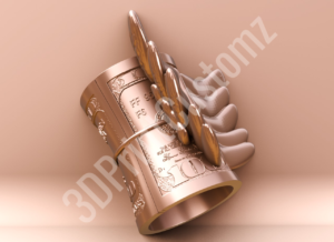 a pair of gold sandals 3DPrintCustomz Custom 3D Resin Printing