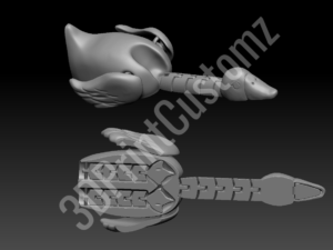 a pair of white headphones 3DPrintCustomz Custom 3D Resin Printing