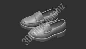 a pair of white shoes 3DPrintCustomz Custom 3D Resin Printi v1