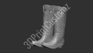 a pair of white shoes 3DPrintCustomz Custom 3D Resin Printing