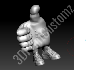 a person holding a piggy bank 3DPrintCustomz Custom 3D Resin Printing