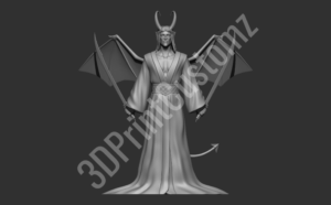 a person in a white dress 3DPrintCustomz Custom 3D Resin Printi v1