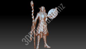 a person with a sword 3DPrintCustomz Custom 3D Resin Printing