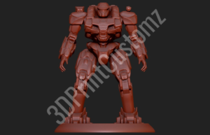 a red and gold robot 3DPrintCustomz Custom 3D Resin Printing
