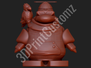 a red and orange toy 3DPrintCustomz Custom 3D Resin Printing