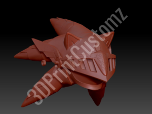 a red plastic model of a dinosaur 3DPrintCustomz Custom 3D Resin Printing