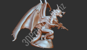 a sculpture of a dragon 3DPrintCustomz Custom 3D Resin Printing