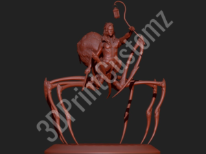 a sculpture of a person holding a sword 3DPrintCustomz Custom 3D Resin Printing