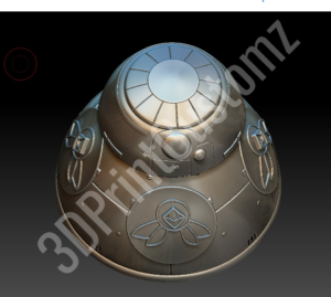 a silver and black robot 3DPrintCustomz Custom 3D Resin Printi v1