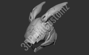 a silver and black robot 3DPrintCustomz Custom 3D Resin Printing