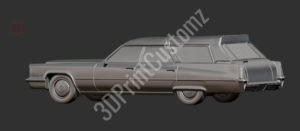 a silver car with a black background 3DPrintCustomz Custom 3D Resin Printing