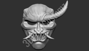 a skull with horns 3DPrintCustomz Custom 3D Resin Printing