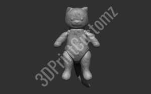 a small stuffed animal 3DPrintCustomz Custom 3D Resin Printing