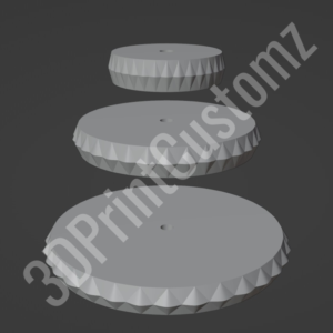 a stack of plates 3DPrintCustomz Custom 3D Resin Printing