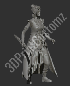 a statue of a person 3DPrintCustomz Custom 3D Resin Printi v3