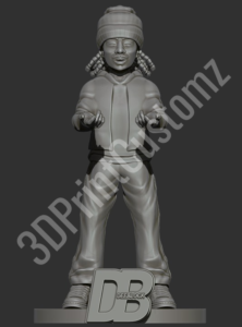 a statue of a person 3DPrintCustomz Custom 3D Resin Printi v6