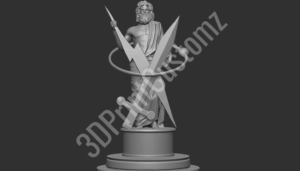a statue of a person holding a staff 3DPrintCustomz Custom 3D Resin Printing
