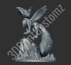 a statue of a unicorn 3DPrintCustomz Custom 3D Resin Printing