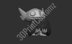 a white and black game controller 3DPrintCustomz Custom 3D Resin Printing