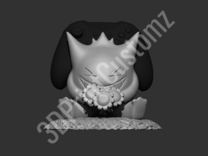 a white stuffed animal 3DPrintCustomz Custom 3D Resin Printing