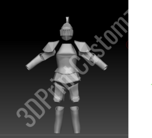 a white toy figure 3DPrintCustomz Custom 3D Resin Printing