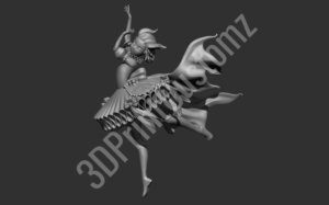a woman dancing on a stage 3DPrintCustomz Custom 3D Resin Printing