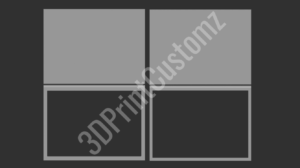 shape rectangle 3DPrintCustomz Custom 3D Resin Printing