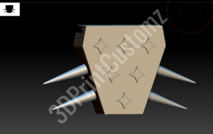 text 3DPrintCustomz Custom 3D Resin Printi v2