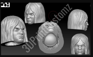 text 3DPrintCustomz Custom 3D Resin Printi v5