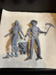 a group of people in white suits holding guns 3DPrintCustomz Custom 3D Resin Printing