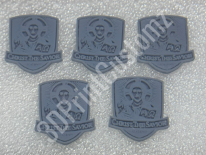 a group of silver and black metal blocks 3DPrintCustomz Custom 3D Resin Printing