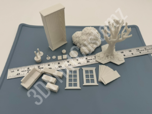 a model of a house 3DPrintCustomz Custom 3D Resin Printing