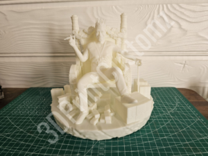 a sculpture of a person riding a horse 3DPrintCustomz Custom 3D Resin Printing