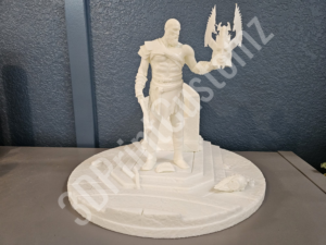 a statue of a person with wings 3DPrintCustomz Custom 3D Resin Printing