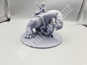 a toy figurine of a person holding a sword 3DPrintCustomz Custom 3D Resin Printing