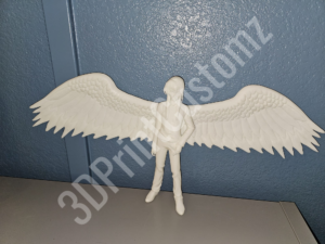 a white statue of a bird 3DPrintCustomz Custom 3D Resin Printing