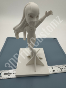 a white statue of a woman 3DPrintCustomz Custom 3D Resin Printing