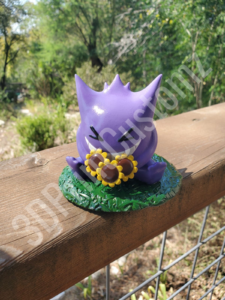 a purple cat statue 3DPrintCustomz Custom 3D Print Design Painting